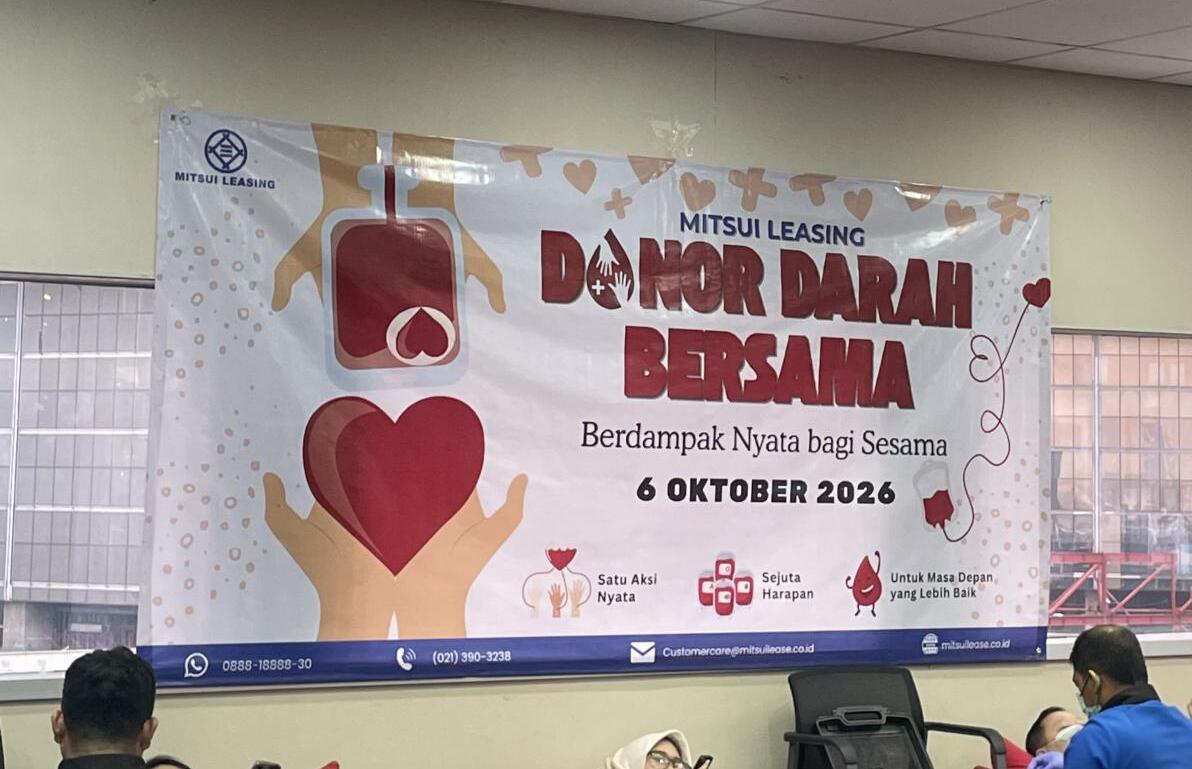 Komitmen Kesehatan Berkelanjutan, Mitsui Leasing Sukses Gelar Aksi Donor Darah Rutin Tahunan Kerja Sama dengan RSPAD Gatot Soebroto
